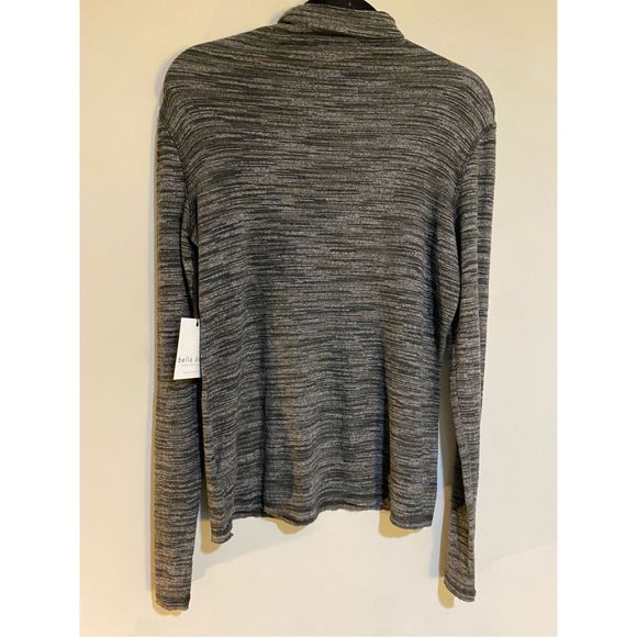Bella Dahl NWT Turtleneck Sweater in Shadow Night Gray, Size Medium - Picture 9 of 11